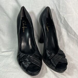 Cole Haan Black Leather Heeled Pumps - 10
